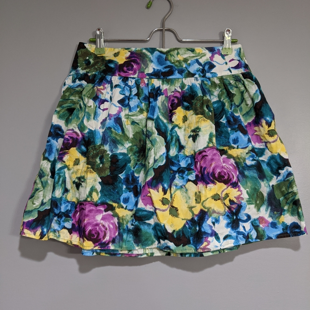 Forever 21 floral skirt